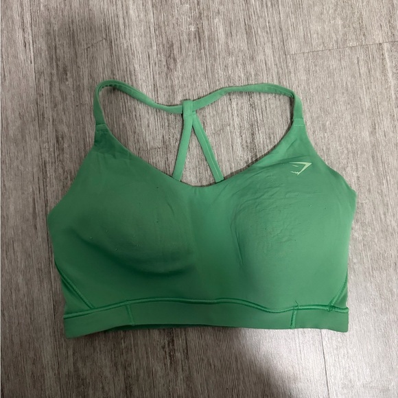 Green Gymshark sports bra - Picture 1 of 4